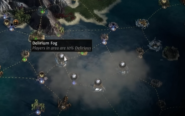 path of exile 2 delirium fog